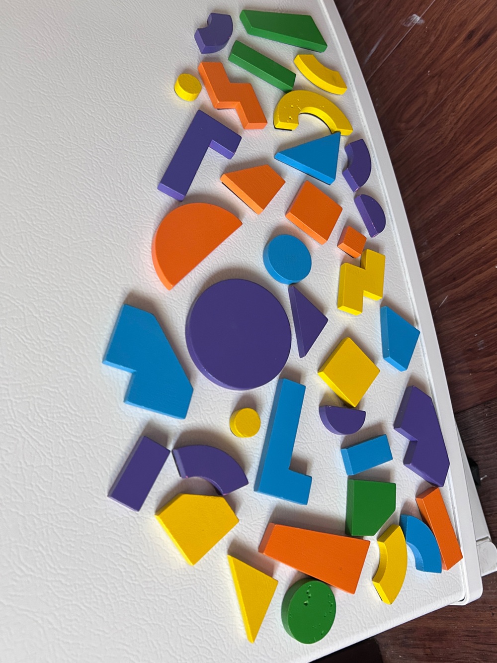 Mindware Imaginets Colorful Magnetic Shape Set - Bright Multicolor Geometry